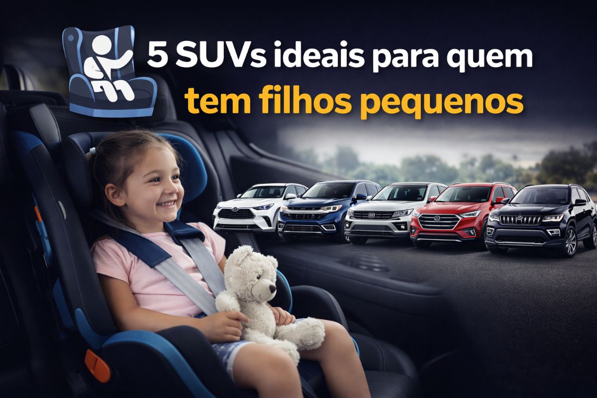 5 SUVs ideais para quem tem filhos pequenos